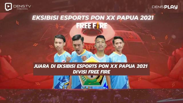 -Juara di Eksibisi Esports PON XX Papua 2021 Divisi Free Fire