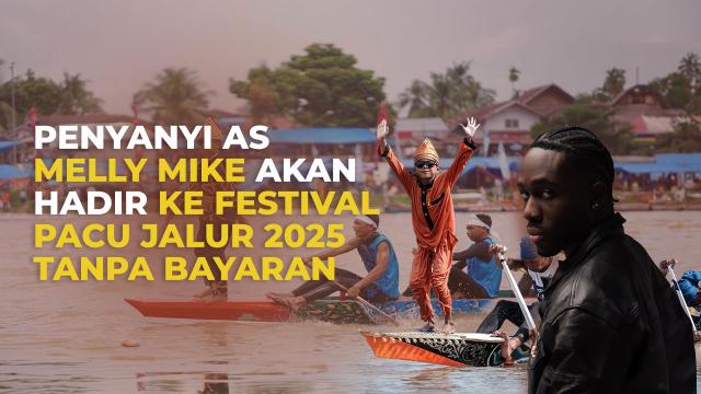 Penyanyi AS Melly Mike Akan Hadir Ke Festival Pacu Jalur 2025 Tanpa Bayaran